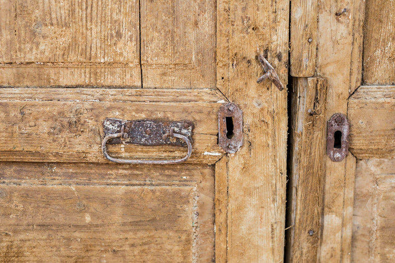 Ayala - Primitive Egyptian Paneled Wooden Doors