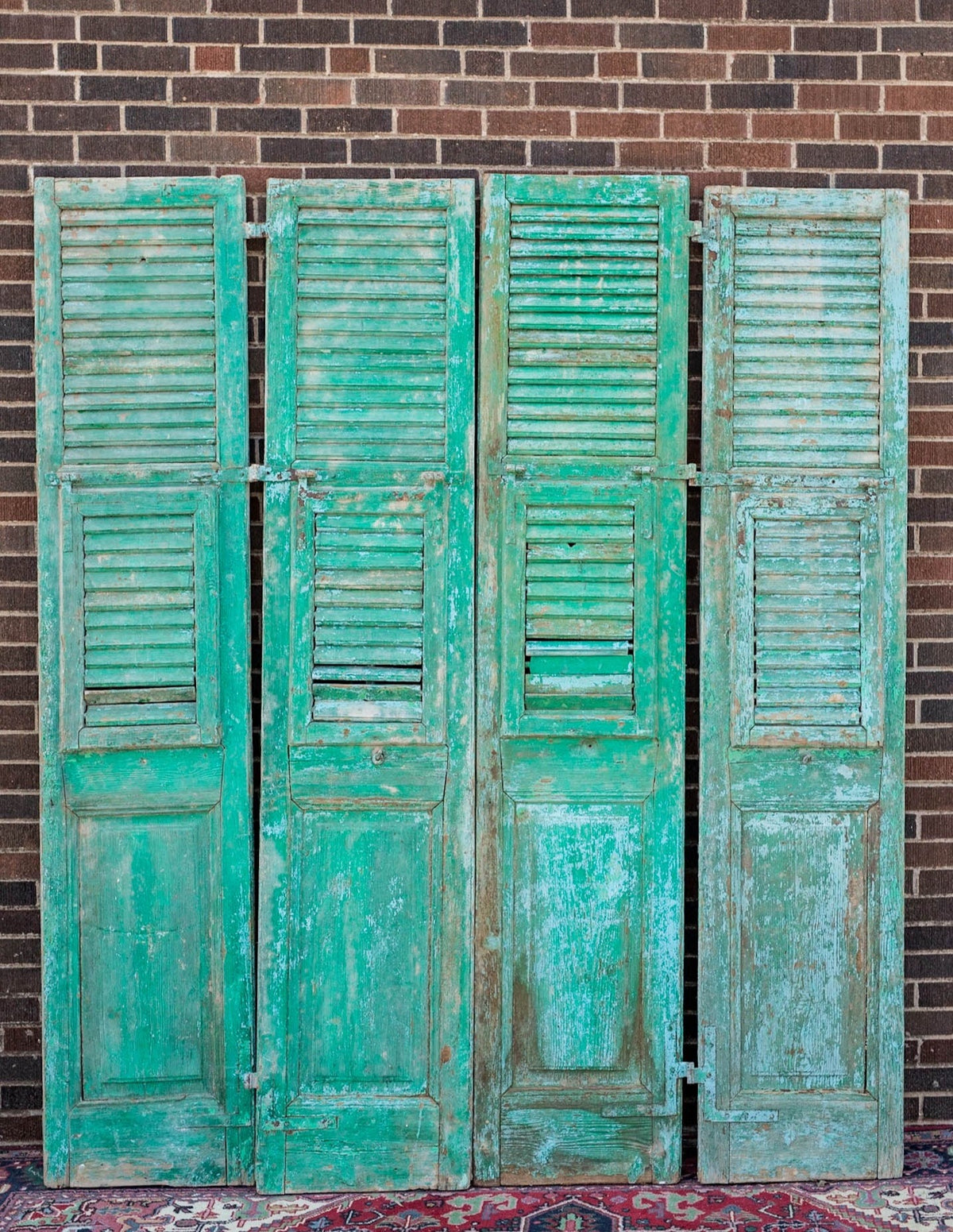 Fay - Primitive Egyptian Louvered Wooden Doors
