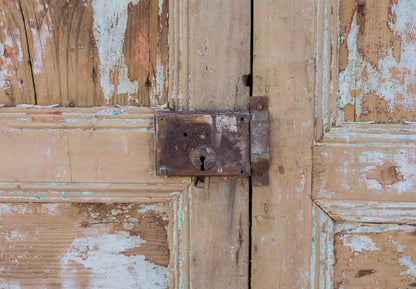 Shira - Primitive Egyptian Paneled Wooden Doors