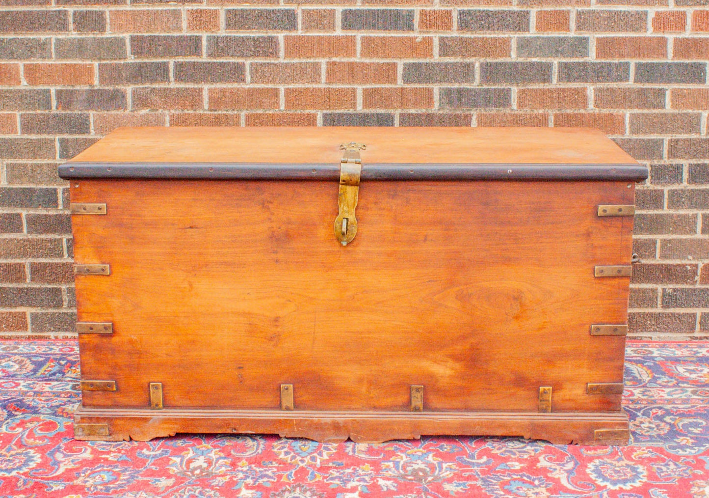 Antique Simple Wooden Chest