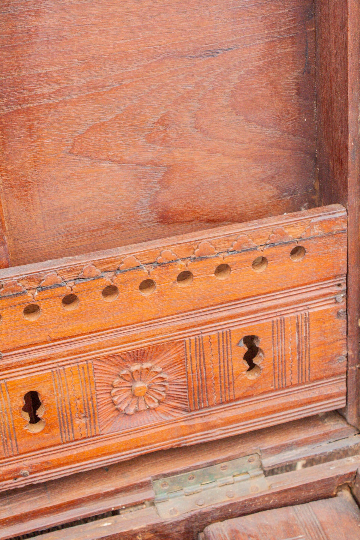Antique Distressed Wooden Chest
