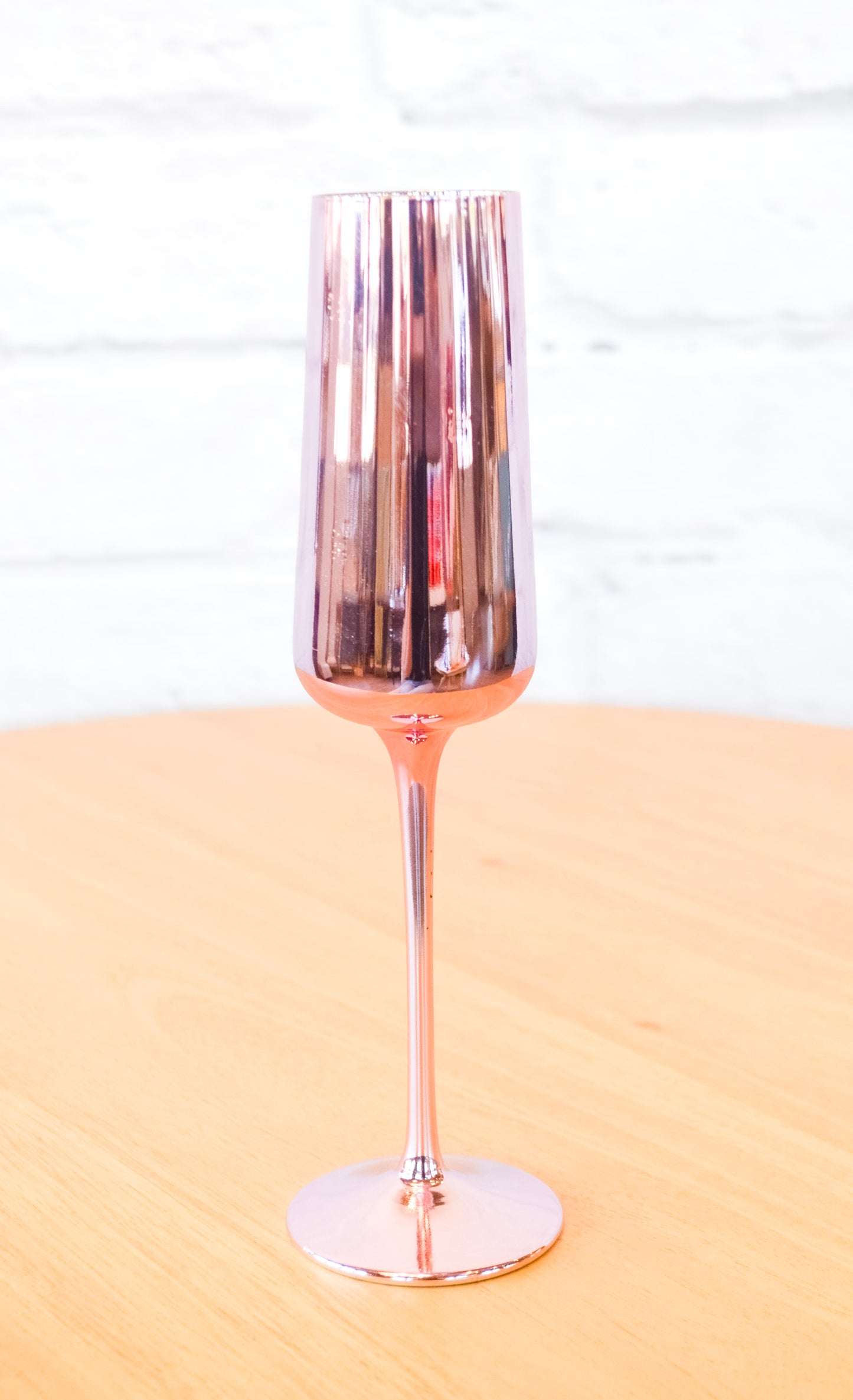 Colorful Fluted Chrome Drinkware