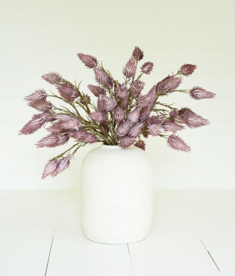 Faux Lavender Thistle Stem