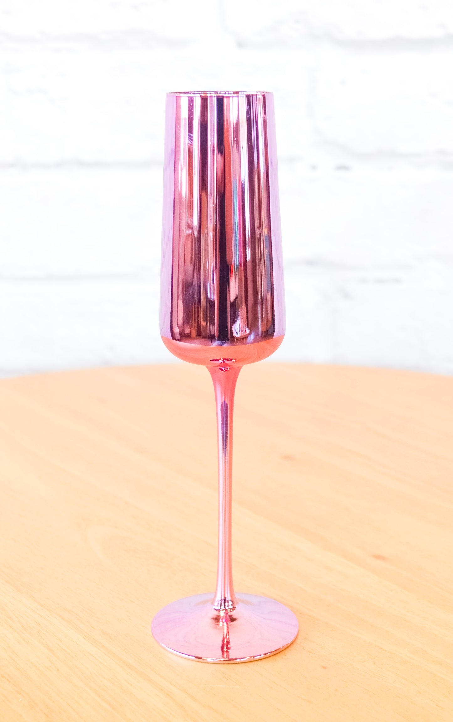 Colorful Fluted Chrome Drinkware