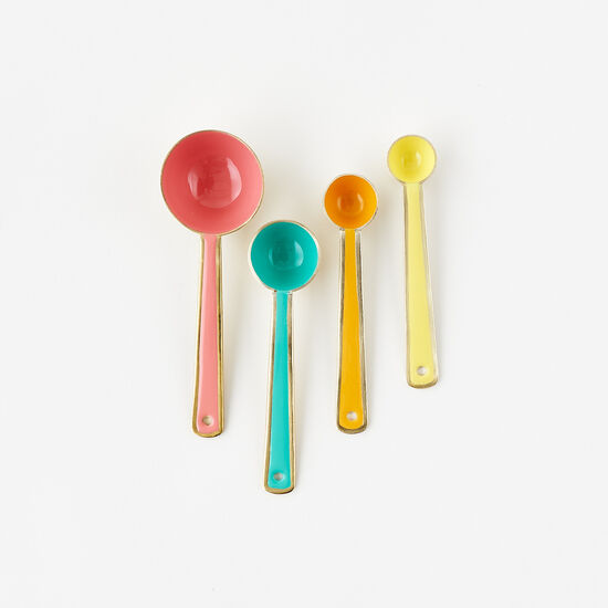 Colorful Enameled & Electroplated Measuring Set