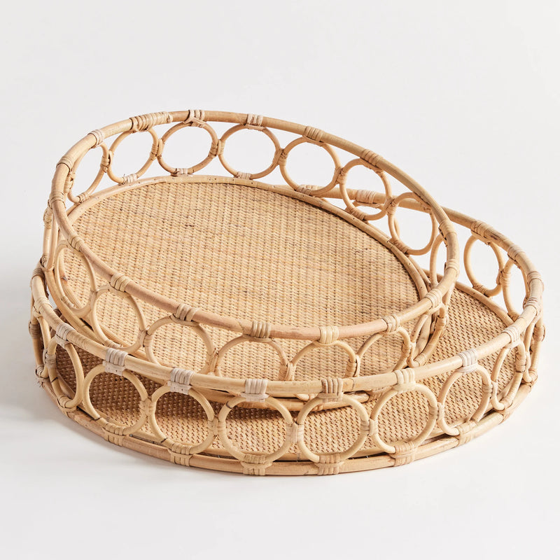 Sophie Round Woven Tray