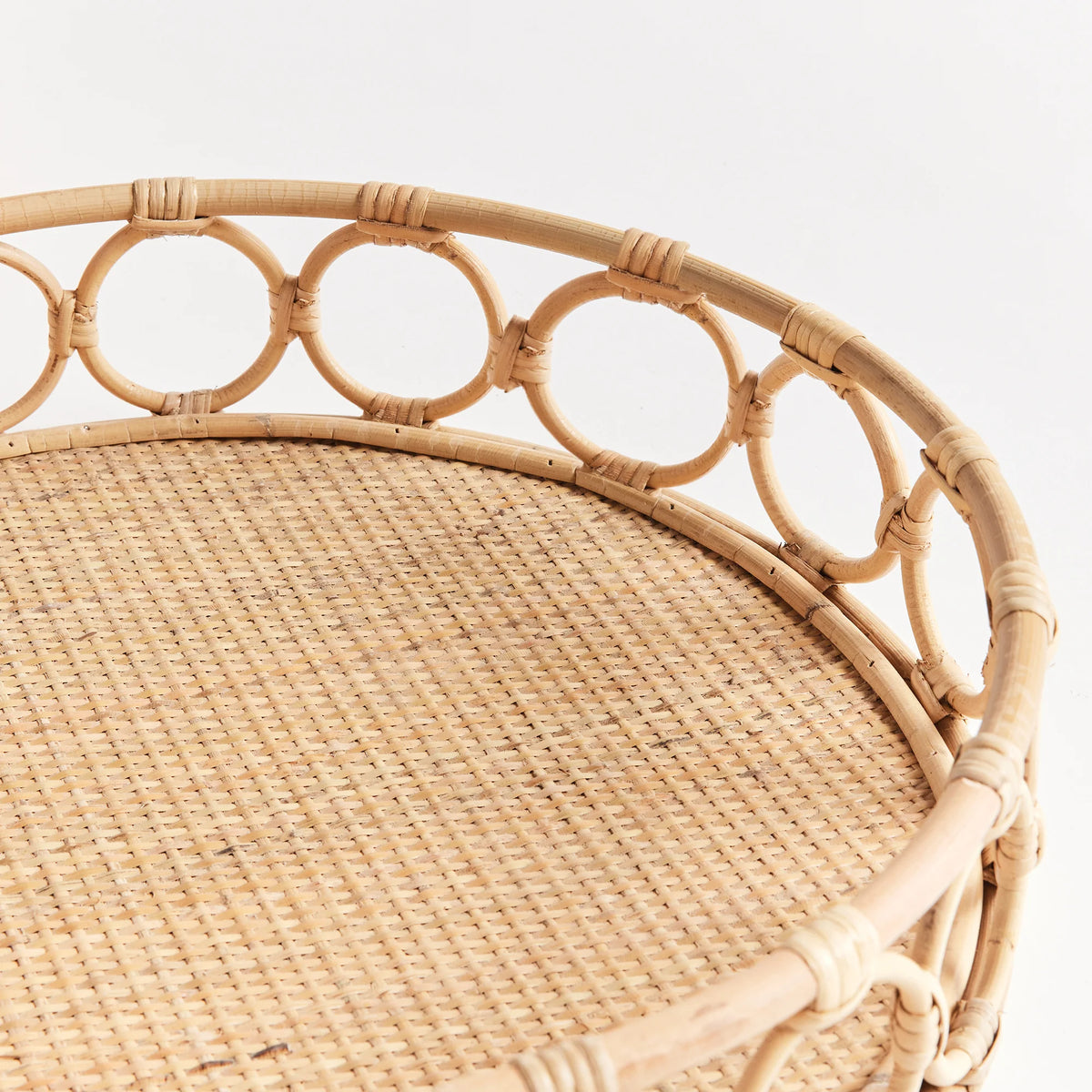 Sophie Round Woven Tray