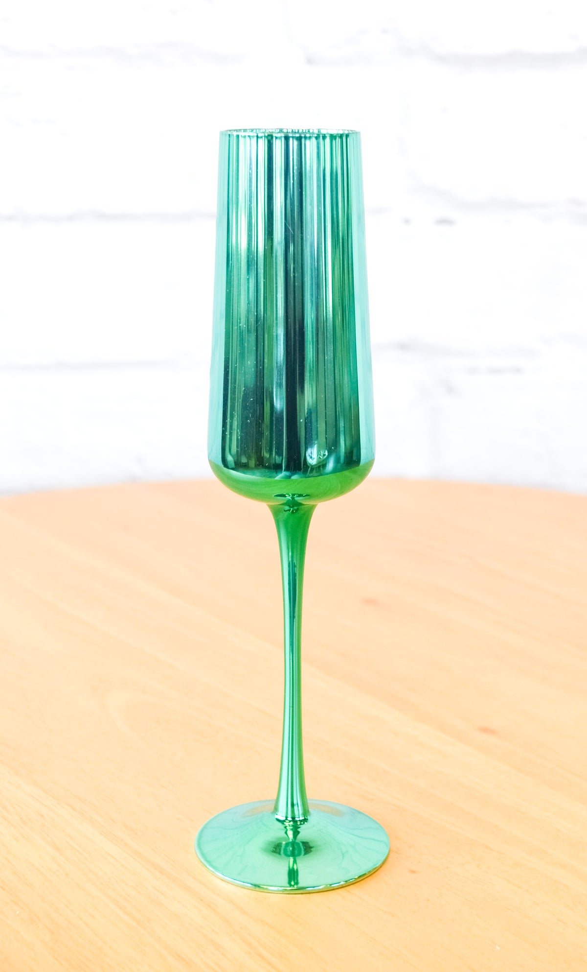 Colorful Fluted Chrome Drinkware