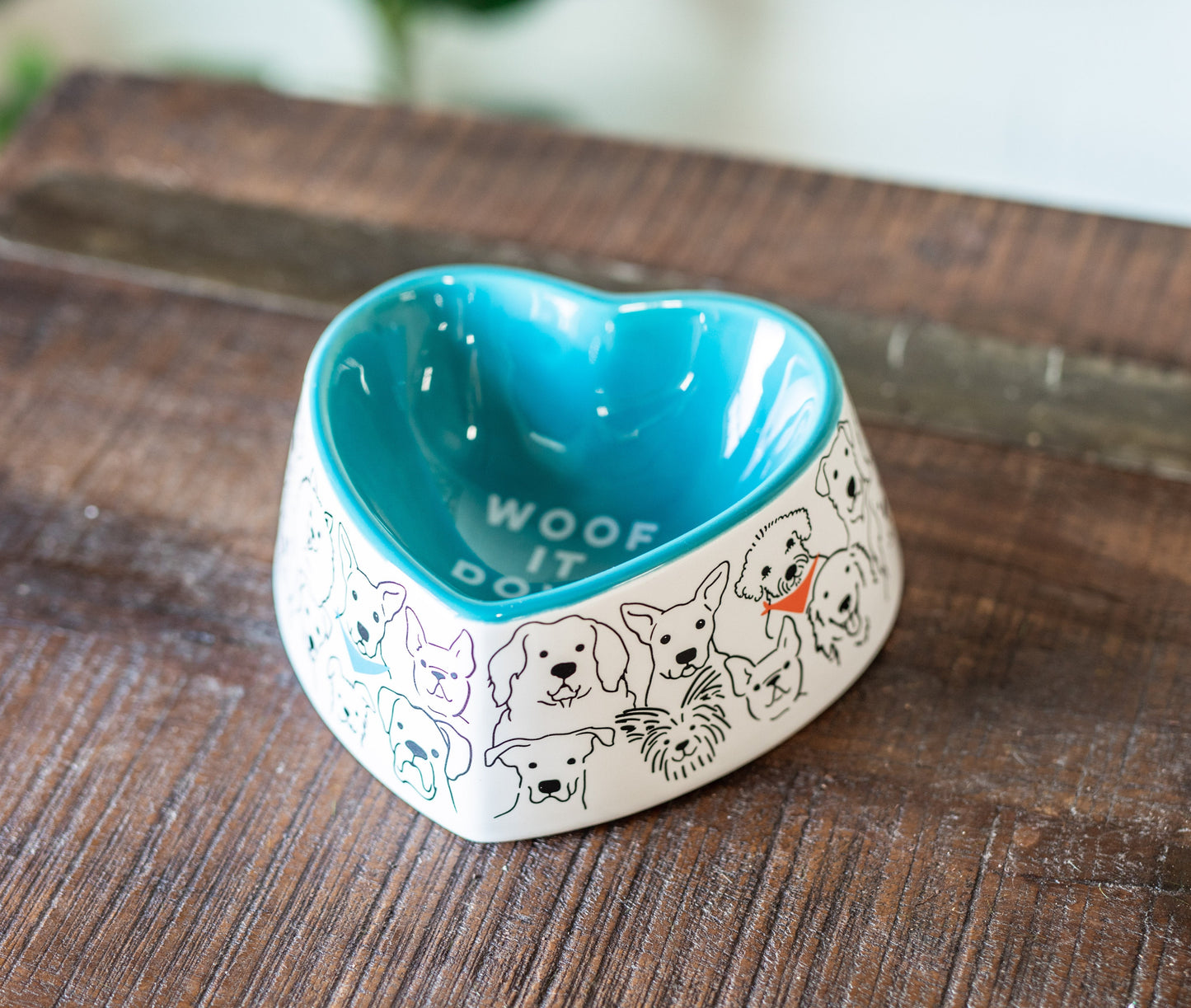 "Woof it Down" Dog Bowl