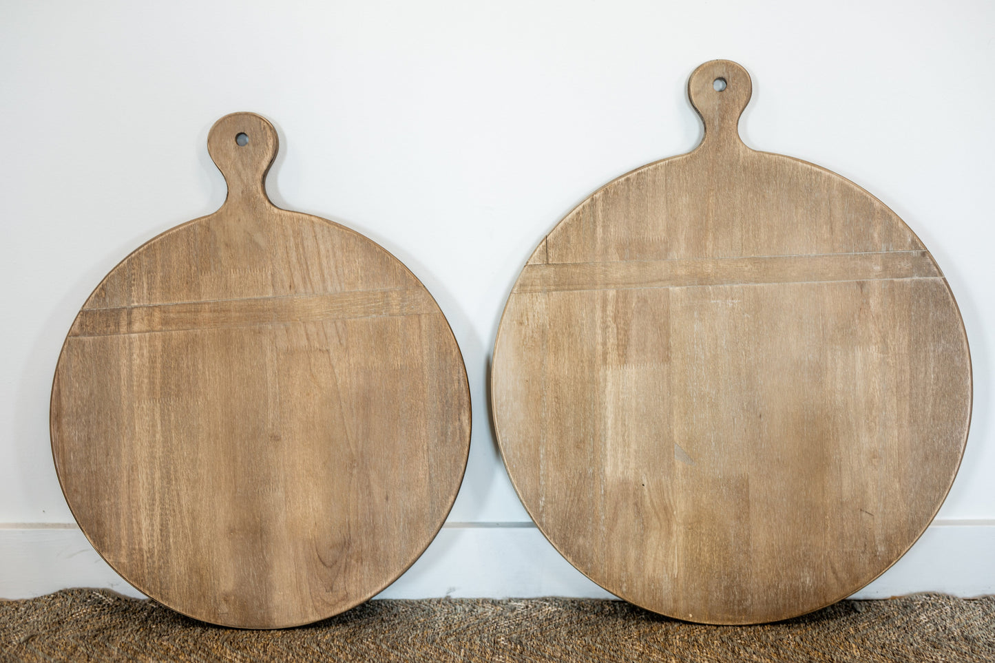 Whitewashed Wooden Cutting Board