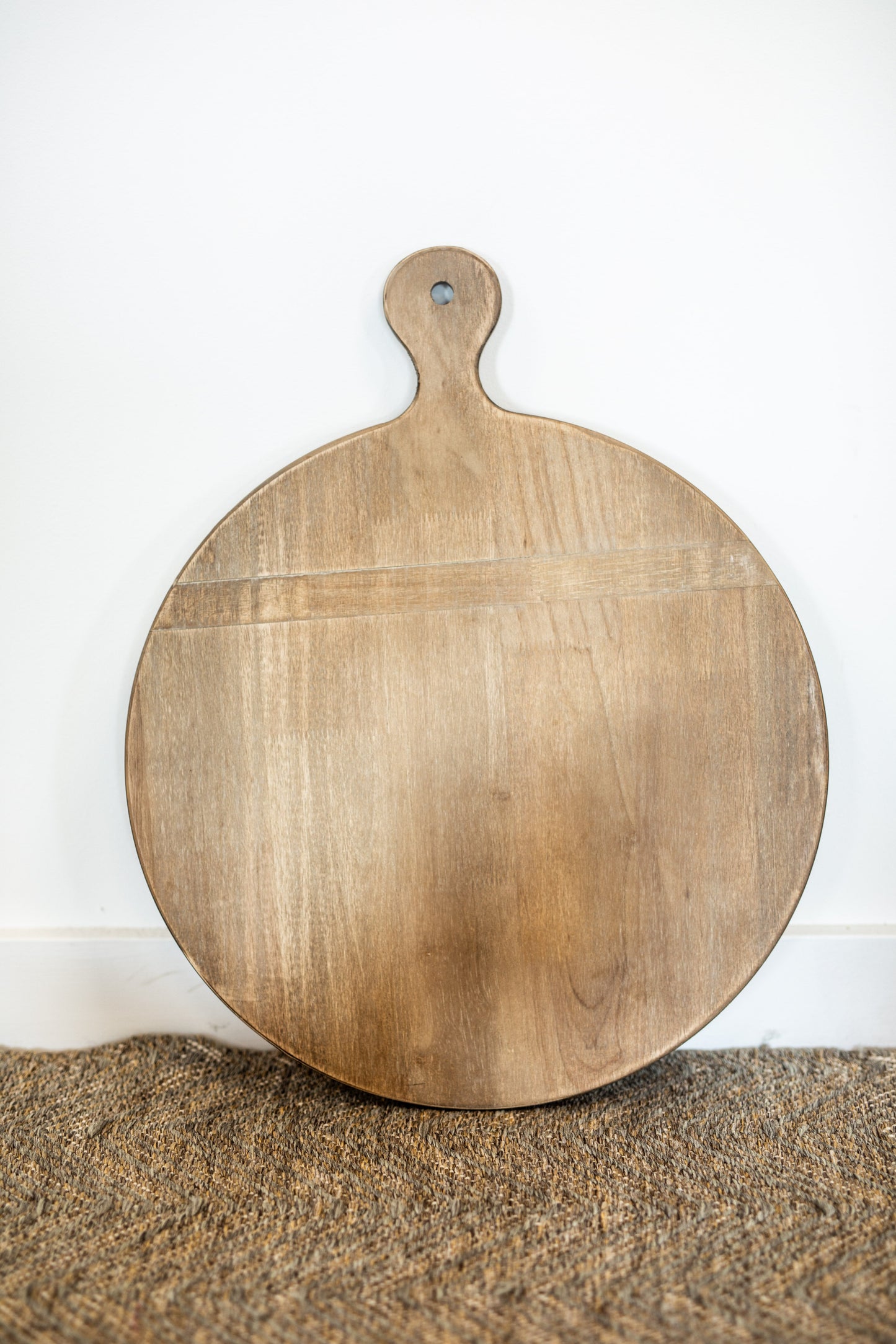 Whitewashed Wooden Cutting Board