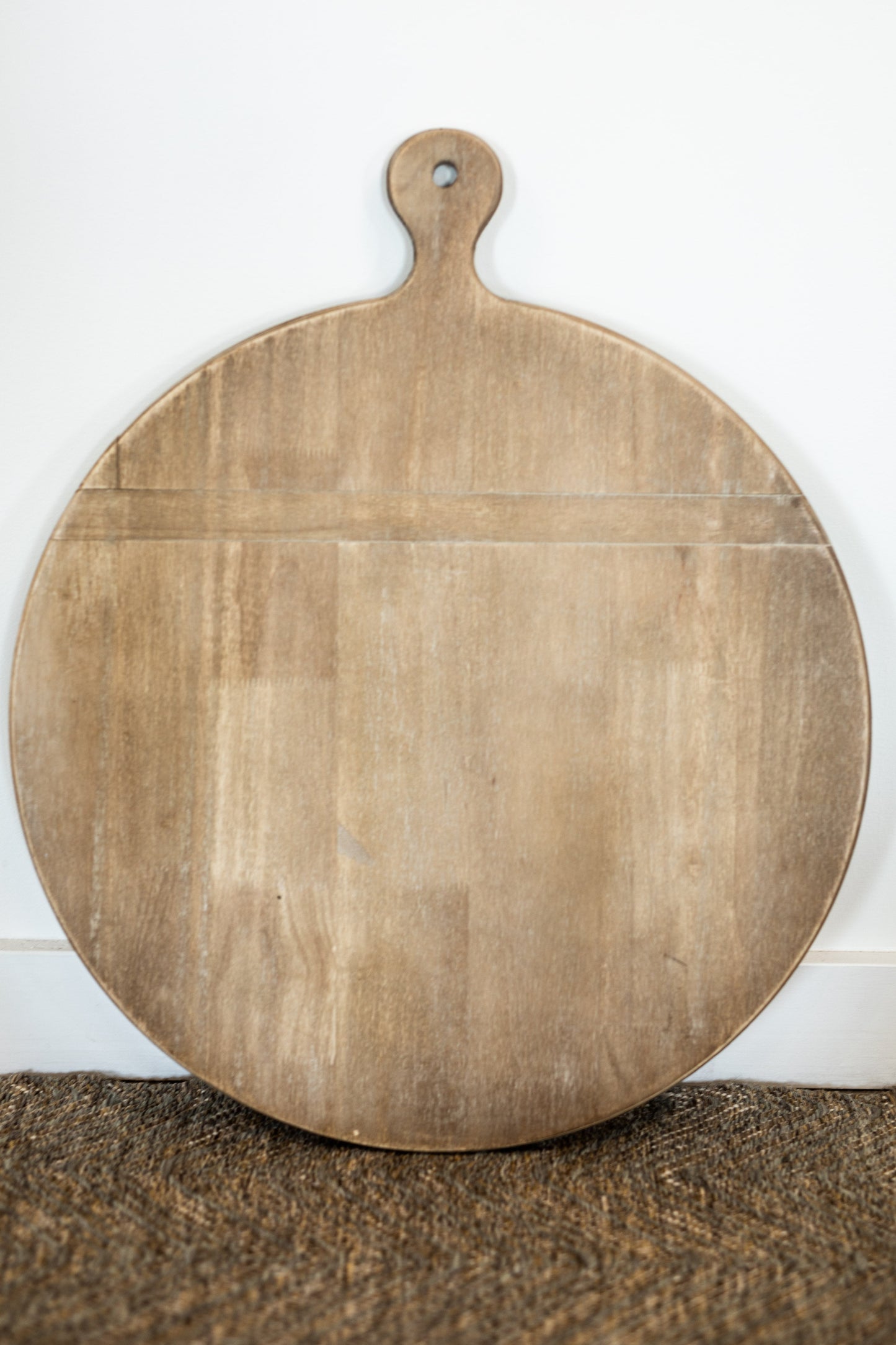 Whitewashed Wooden Cutting Board