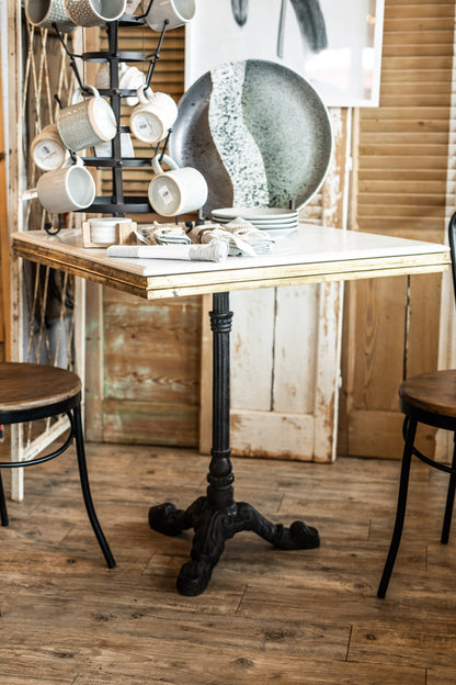 Soiree Square Marble Top Table