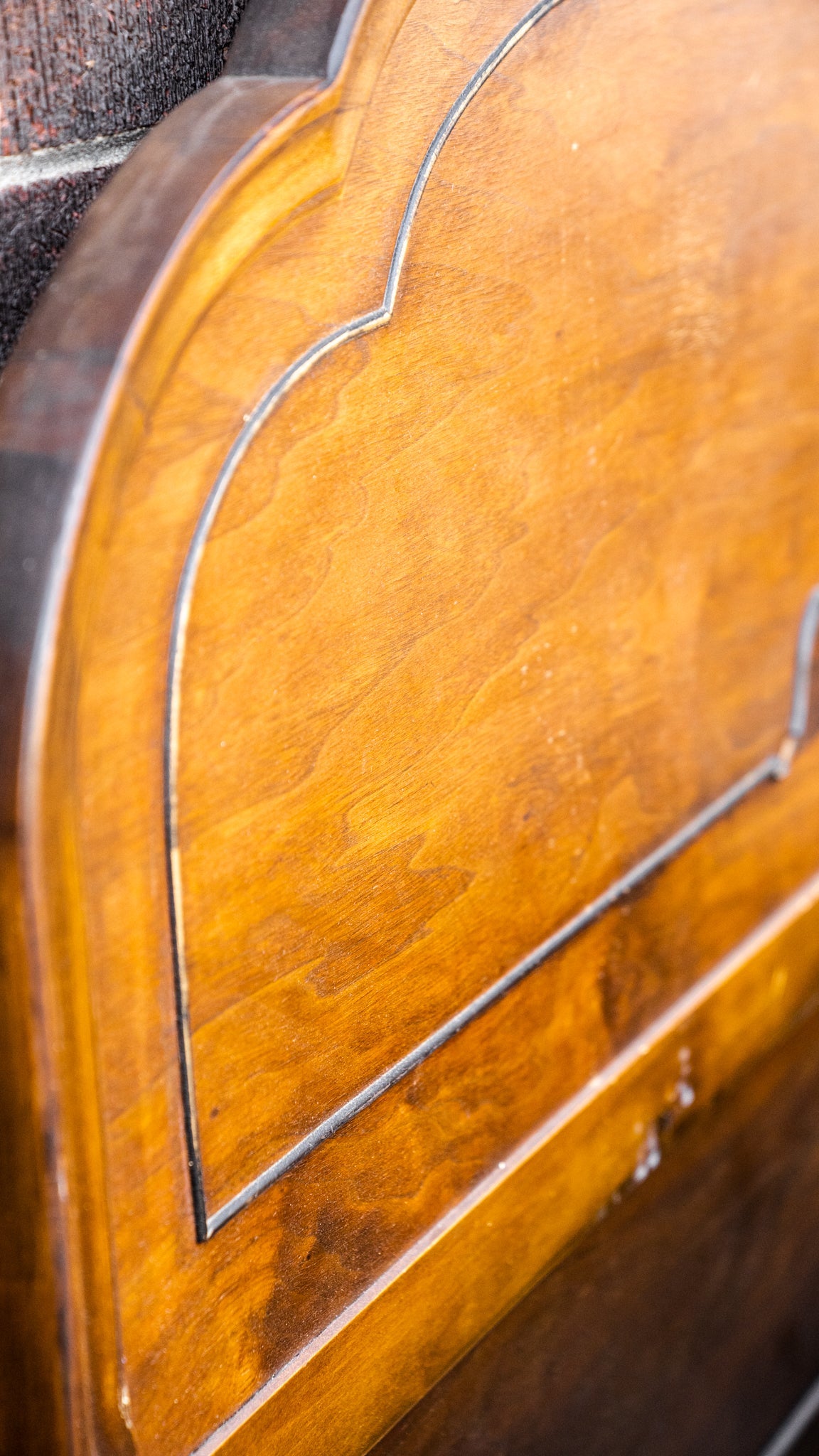 Depression Era Mahogany Bed