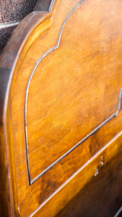 Depression Era Mahogany Bed