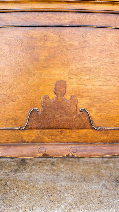 Depression Era Mahogany Bed