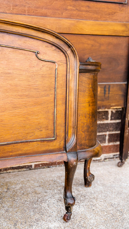 Depression Era Mahogany Bed