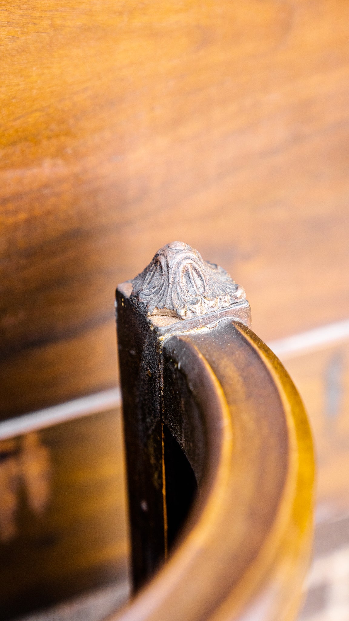 Depression Era Mahogany Bed