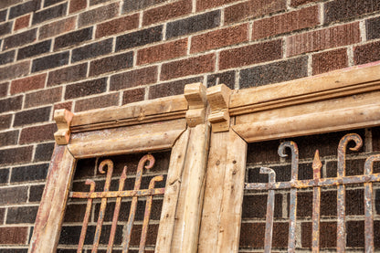 Edith - Primitive Iron Inset Wooden Doors