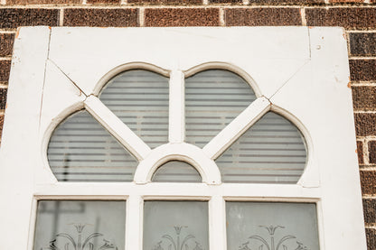 Egyptian Etched Glass Door