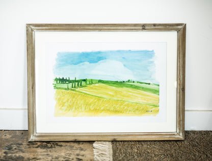 European Landscape Print