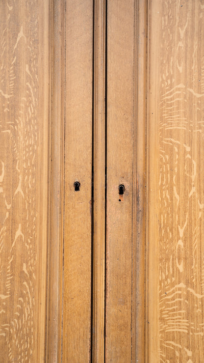 French Oak Tall Buffet Deux Corps