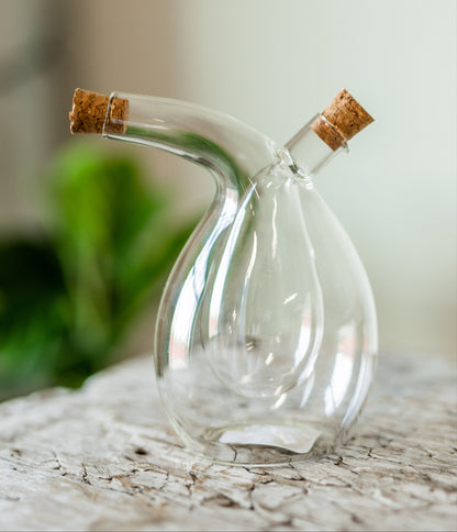 Hand-Blown Oil & Vinegar Cruet