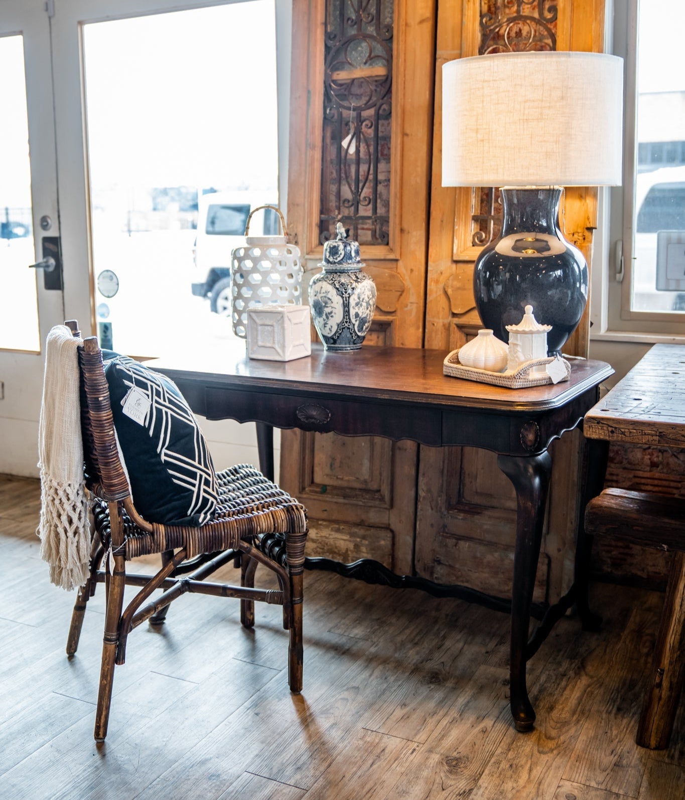 Imperial Grand Rapids Mahogany Writing Table