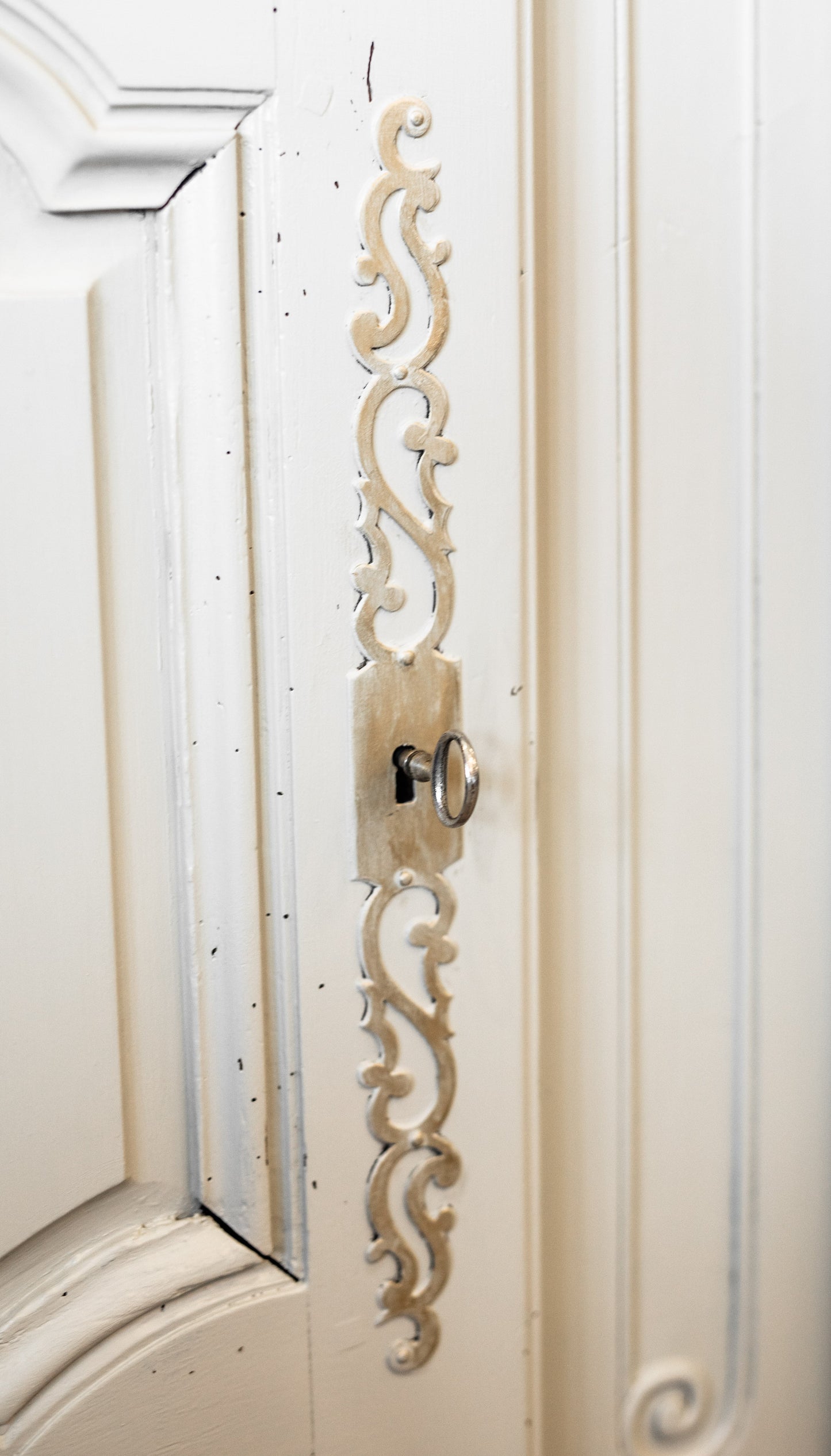 Adeline - Painted Louis XV Style Cherry Wood Sideboard