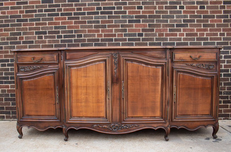 Parquetry Top Walnut Sideboard