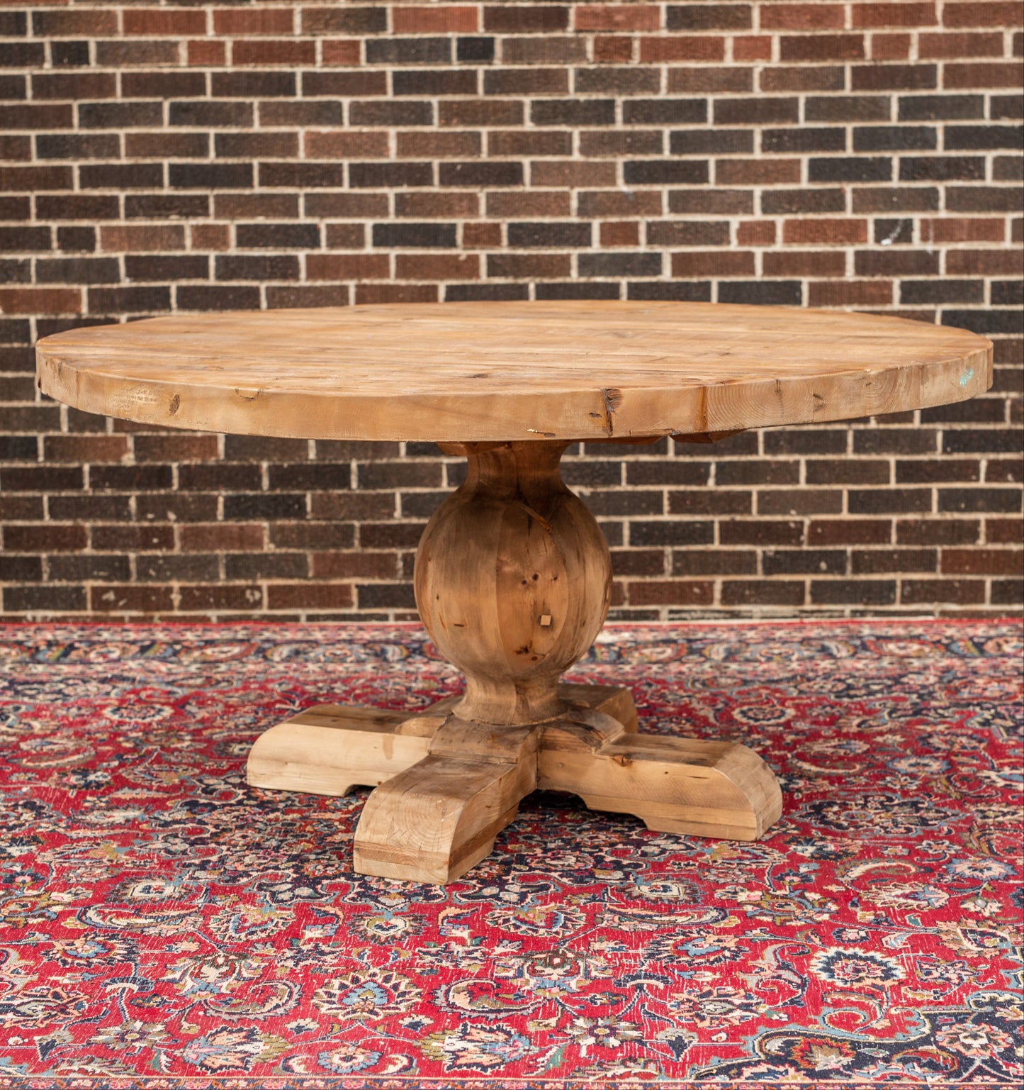 Pine Pedestal Table