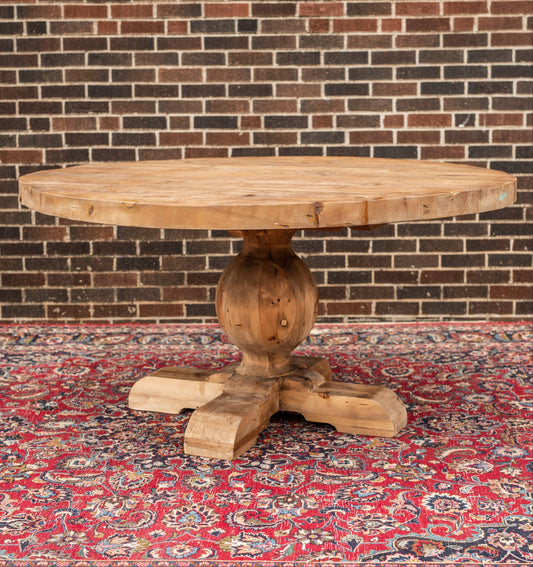 Pine Pedestal Table