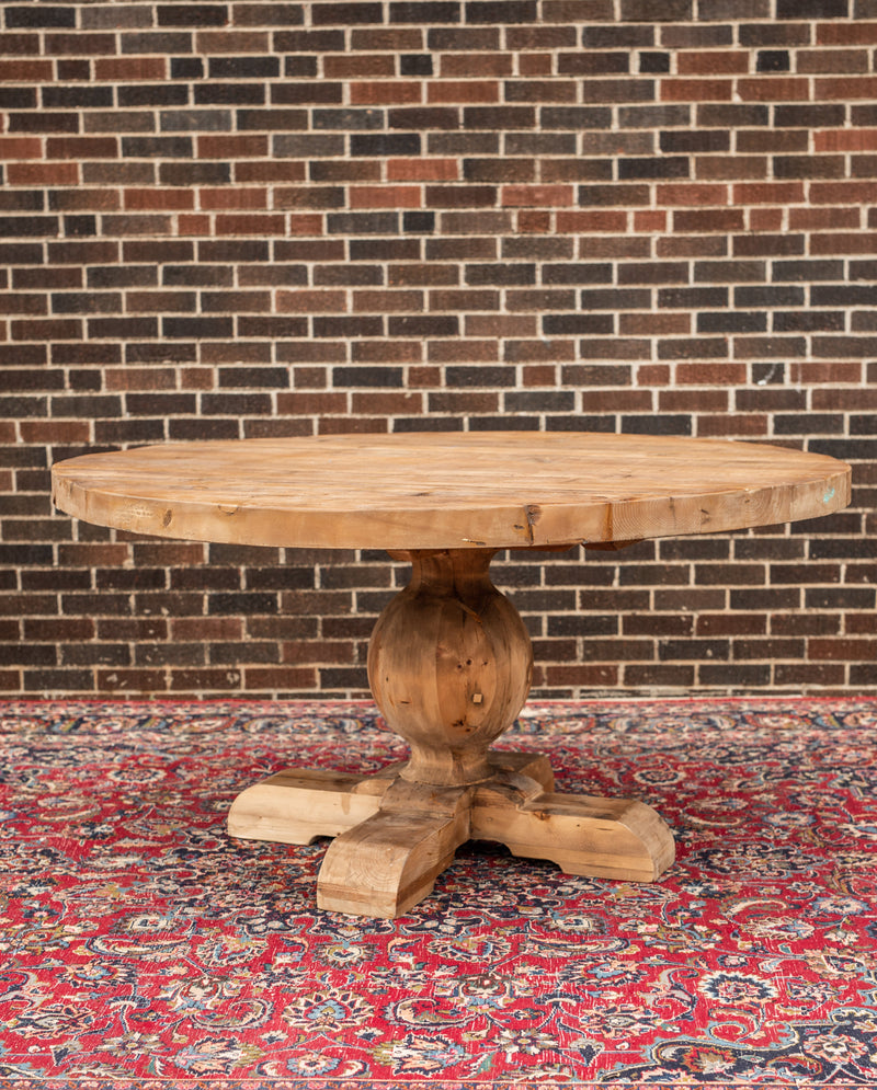 Pine Pedestal Table