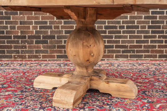 Pine Pedestal Table