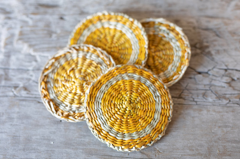 Woven Seagrass Coasters