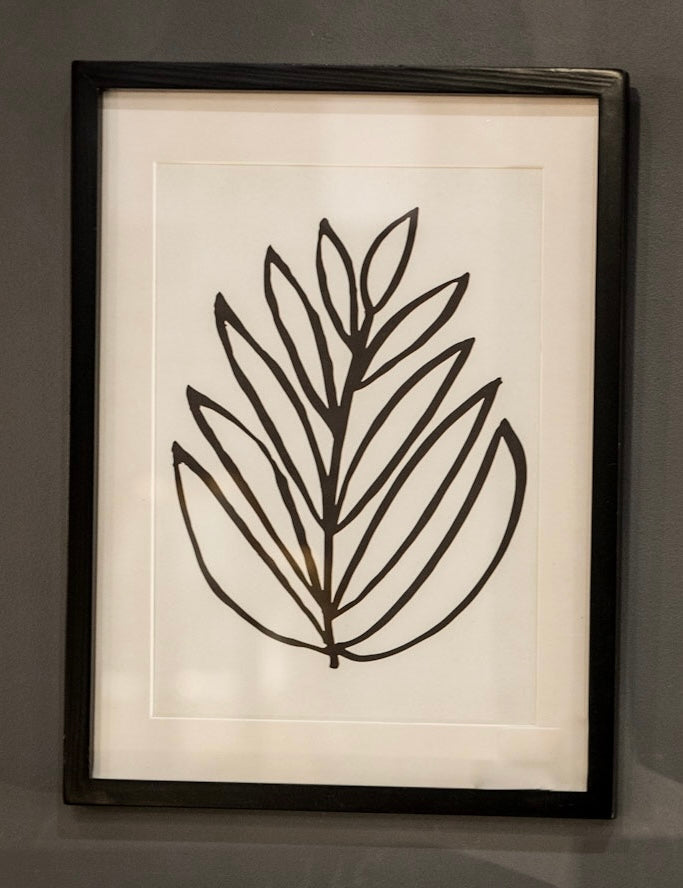 Esquisse Leaf Print