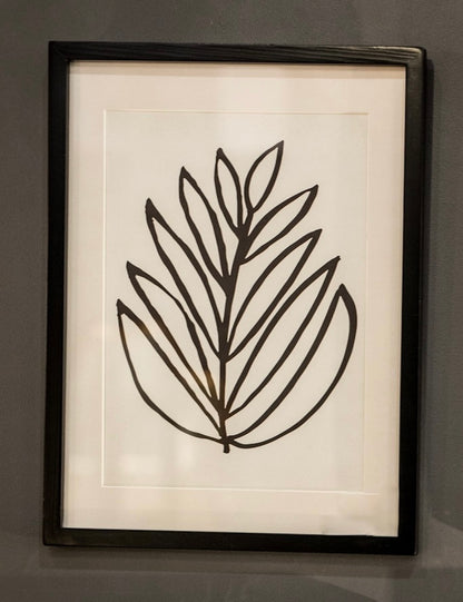 Esquisse Leaf Print