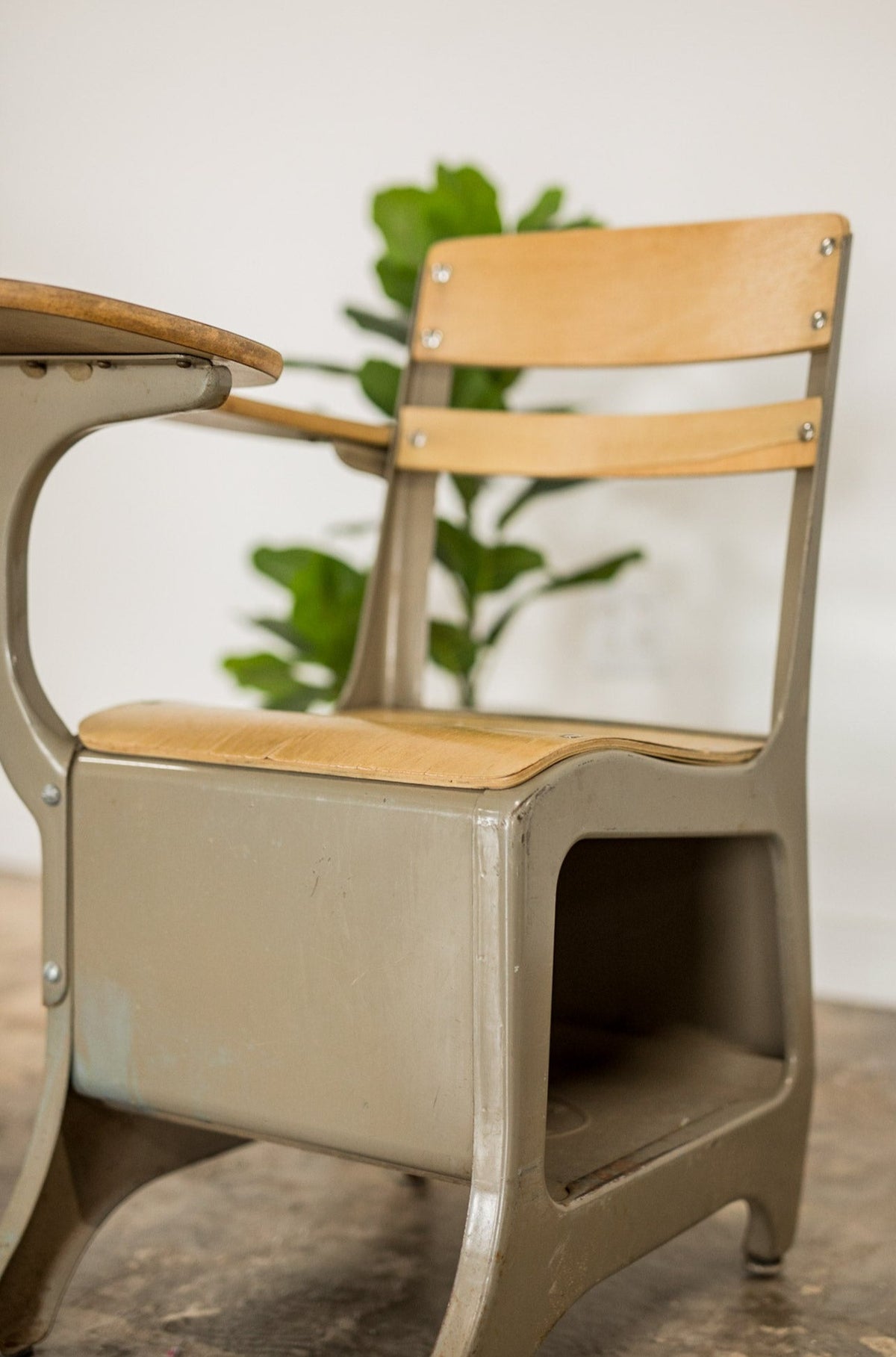 Vintage Student Desk Chair
