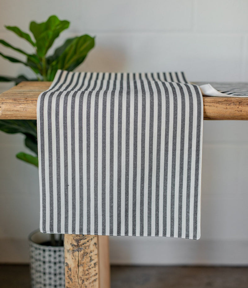 Sonoma Striped Cotton Table Runner