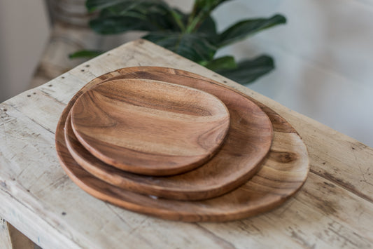 Cove Natural Wood Tray