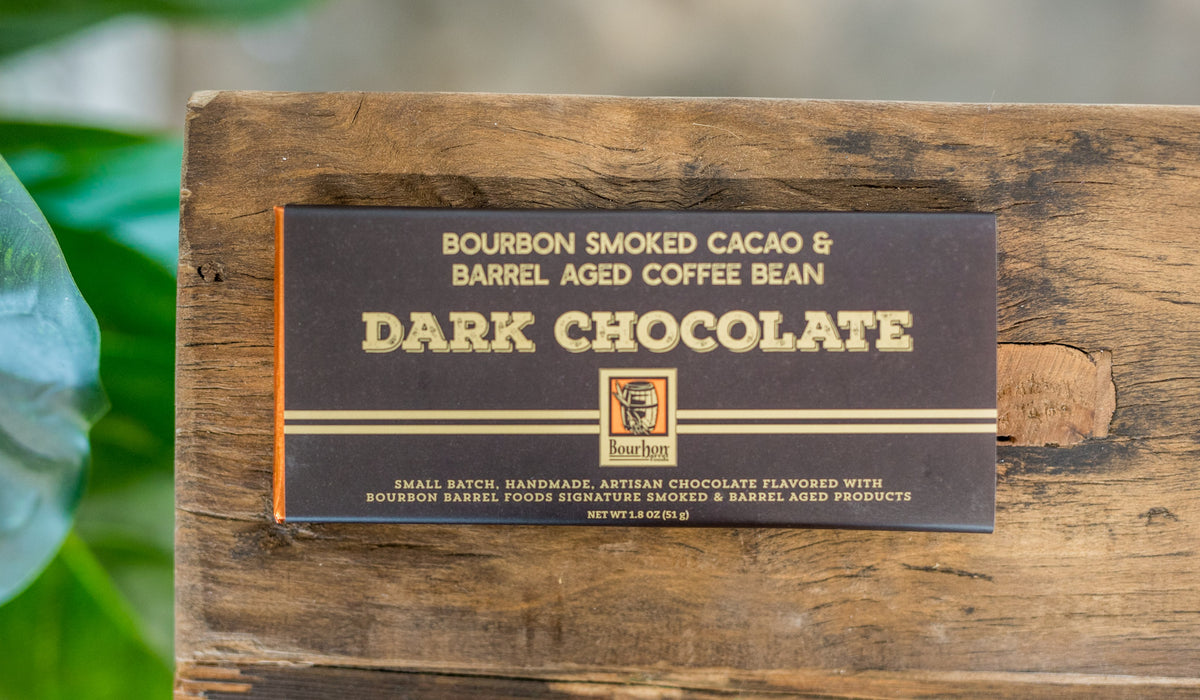 Bourbon Smoked Cacao & Coffee Bean Dark Chocolate Bar