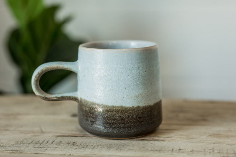 Natural Blue Reactive Glaze Stoneware Mug