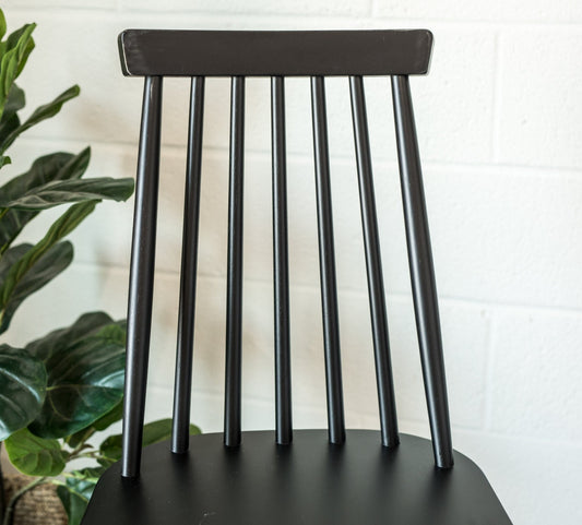 Last Call Slatted Rubberwood Dining Chair