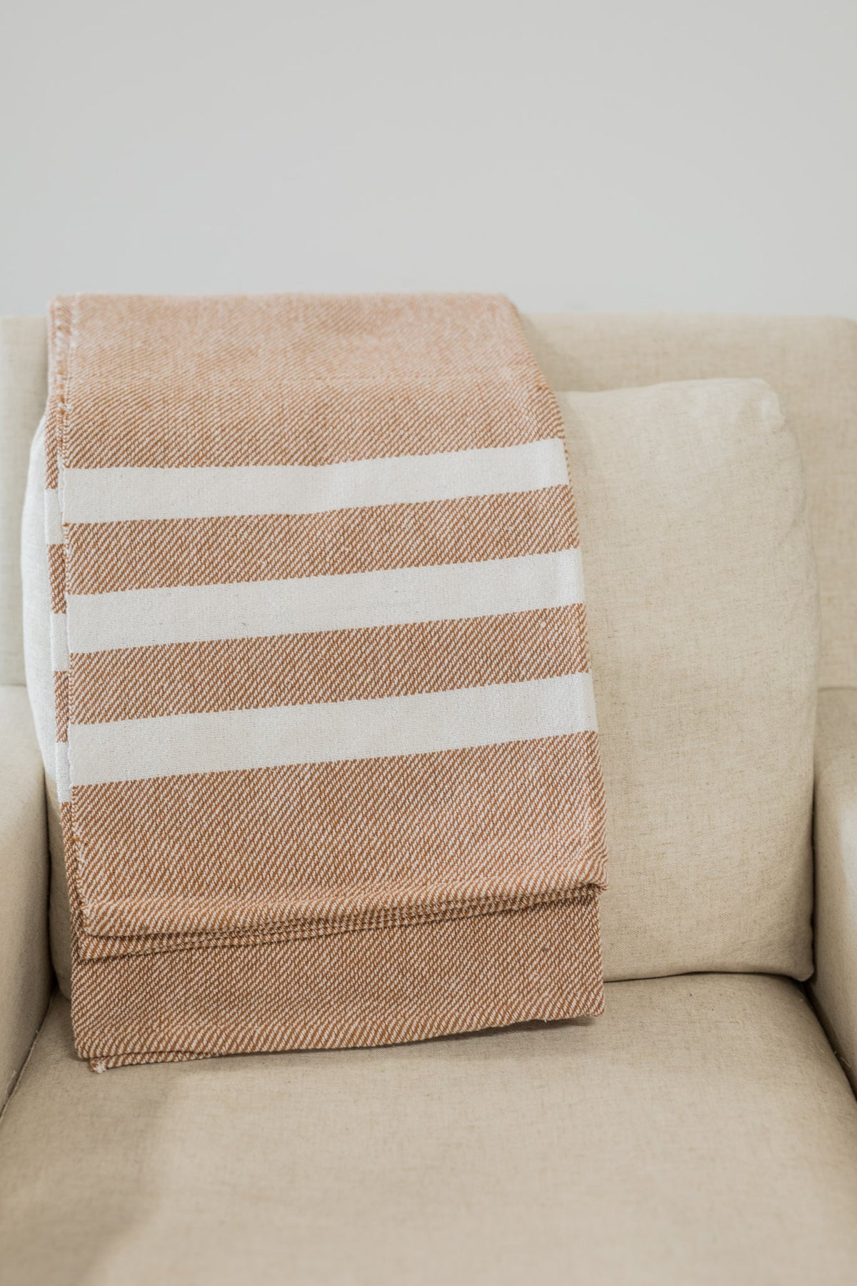 Rust Recycled Cotton Throw