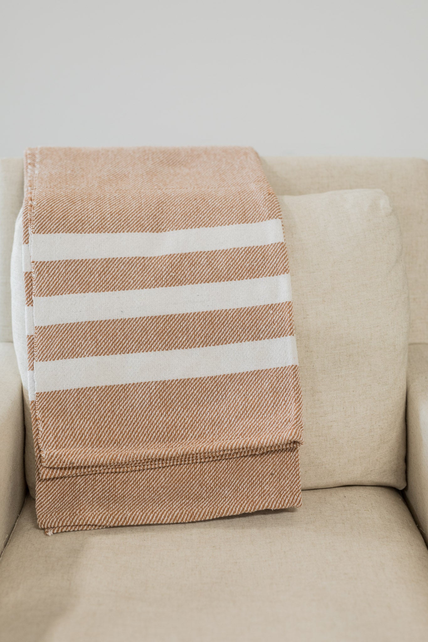 Rust Recycled Cotton Throw