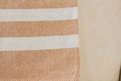 Rust Recycled Cotton Throw