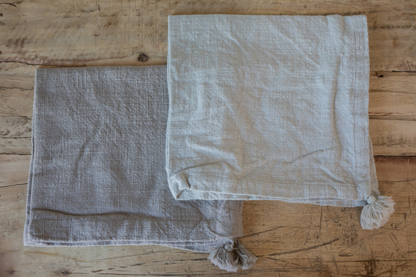 Neutral Tasseled Cotton Napkin