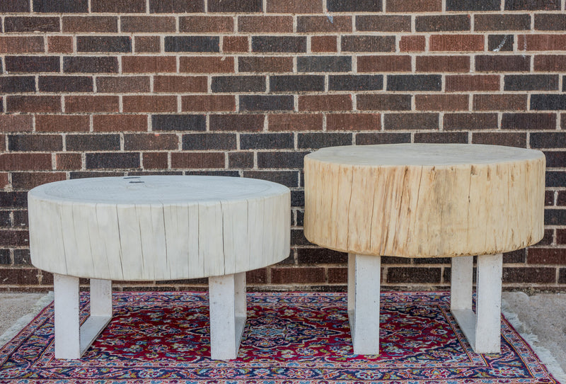 Hal Live Edge Primitive Coffee Table
