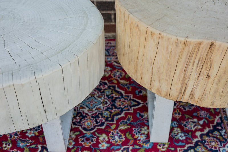 Hal Live Edge Primitive Coffee Table