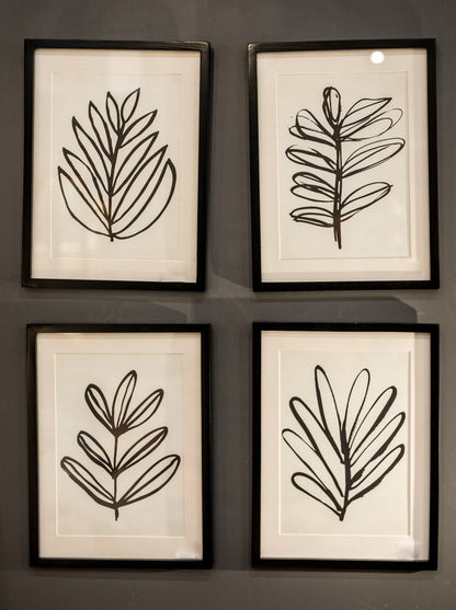Esquisse Leaf Print